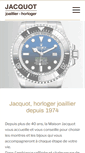 Mobile Screenshot of jacquot-horloger.com