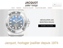 Tablet Screenshot of jacquot-horloger.com